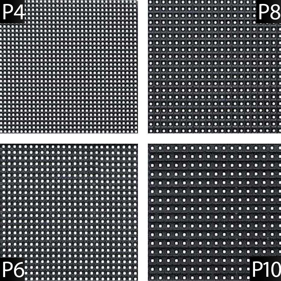 kako odabrati razmak izmedju led dioda na led ekranu